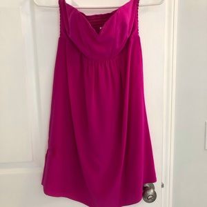 Alice & Trixie Hot Pink Strapless Mini Dress